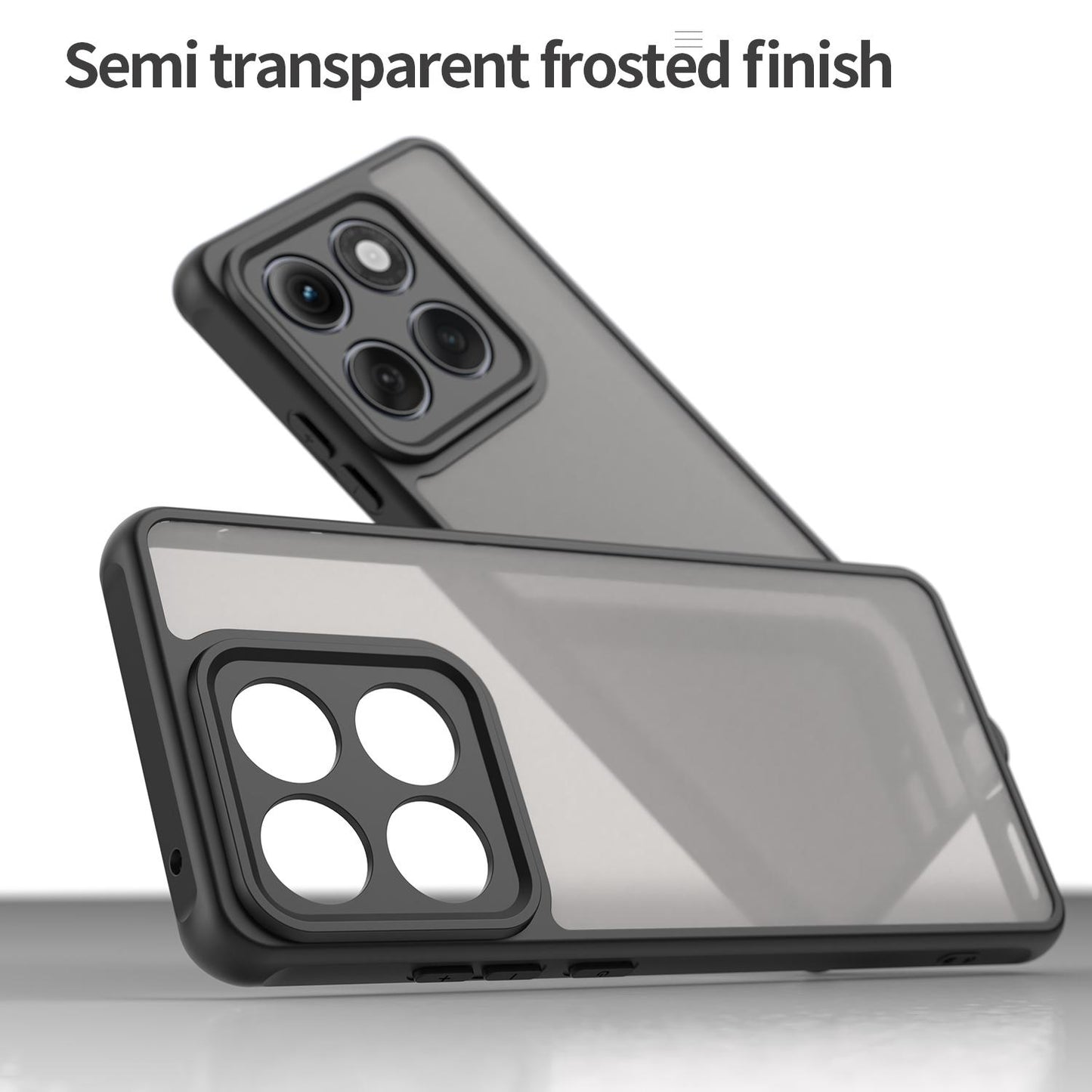 Motorola Edge 5G 2025 TPU Hybrid PC Frosted Phone Case with Durable Scratch, Dirt & Wear Protection, Precise Cutouts, Lightweight Easy-Fit Slim Cover