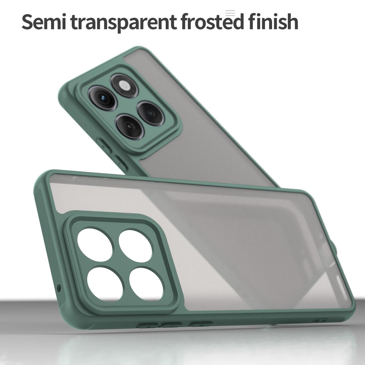Motorola Edge 5G 2025 TPU Hybrid PC Frosted Phone Case with Durable Scratch, Dirt & Wear Protection, Precise Cutouts, Lightweight Easy-Fit Slim Cover