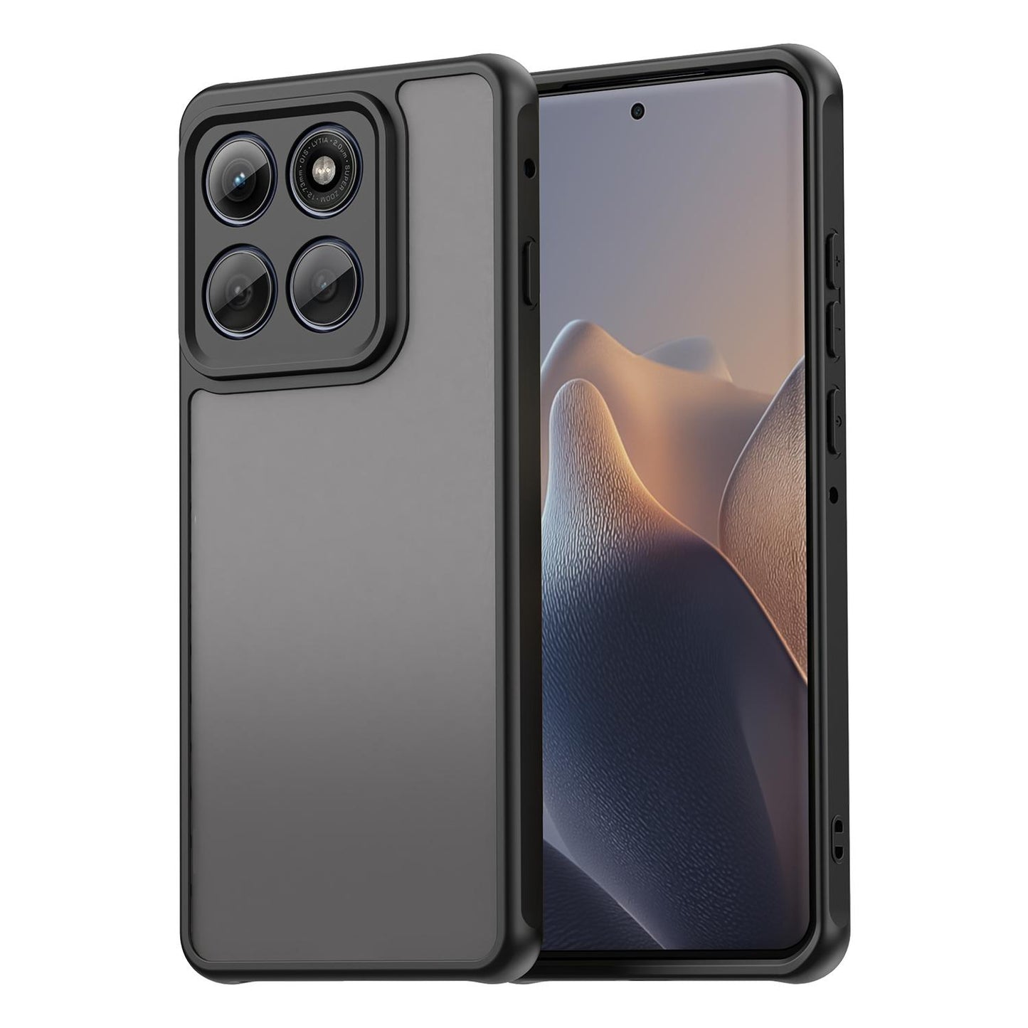 Motorola Edge 60 Pro TPU Hybrid PC Frosted Phone Case with Durable Scratch, Dirt & Wear Protection, Precise Cutouts, Lightweight Easy-Fit Slim Cover