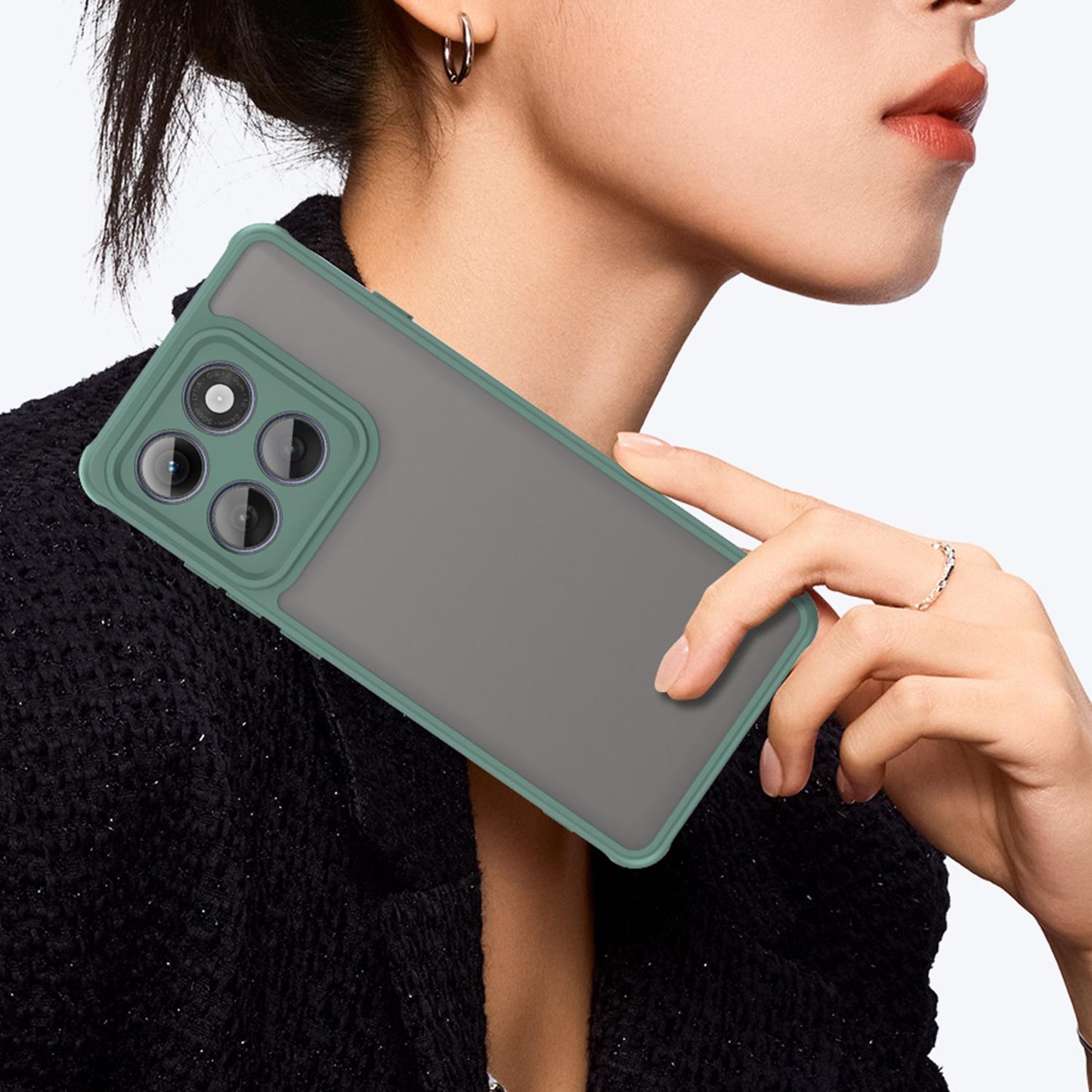 Motorola Edge 60 Pro TPU Hybrid PC Frosted Phone Case with Durable Scratch, Dirt & Wear Protection, Precise Cutouts, Lightweight Easy-Fit Slim Cover