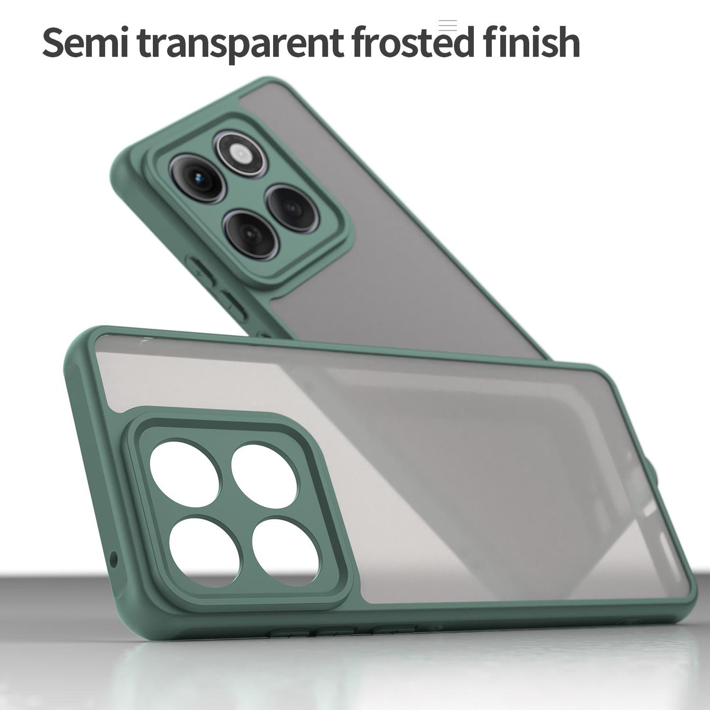 Motorola Edge 60 Pro TPU Hybrid PC Frosted Phone Case with Durable Scratch, Dirt & Wear Protection, Precise Cutouts, Lightweight Easy-Fit Slim Cover