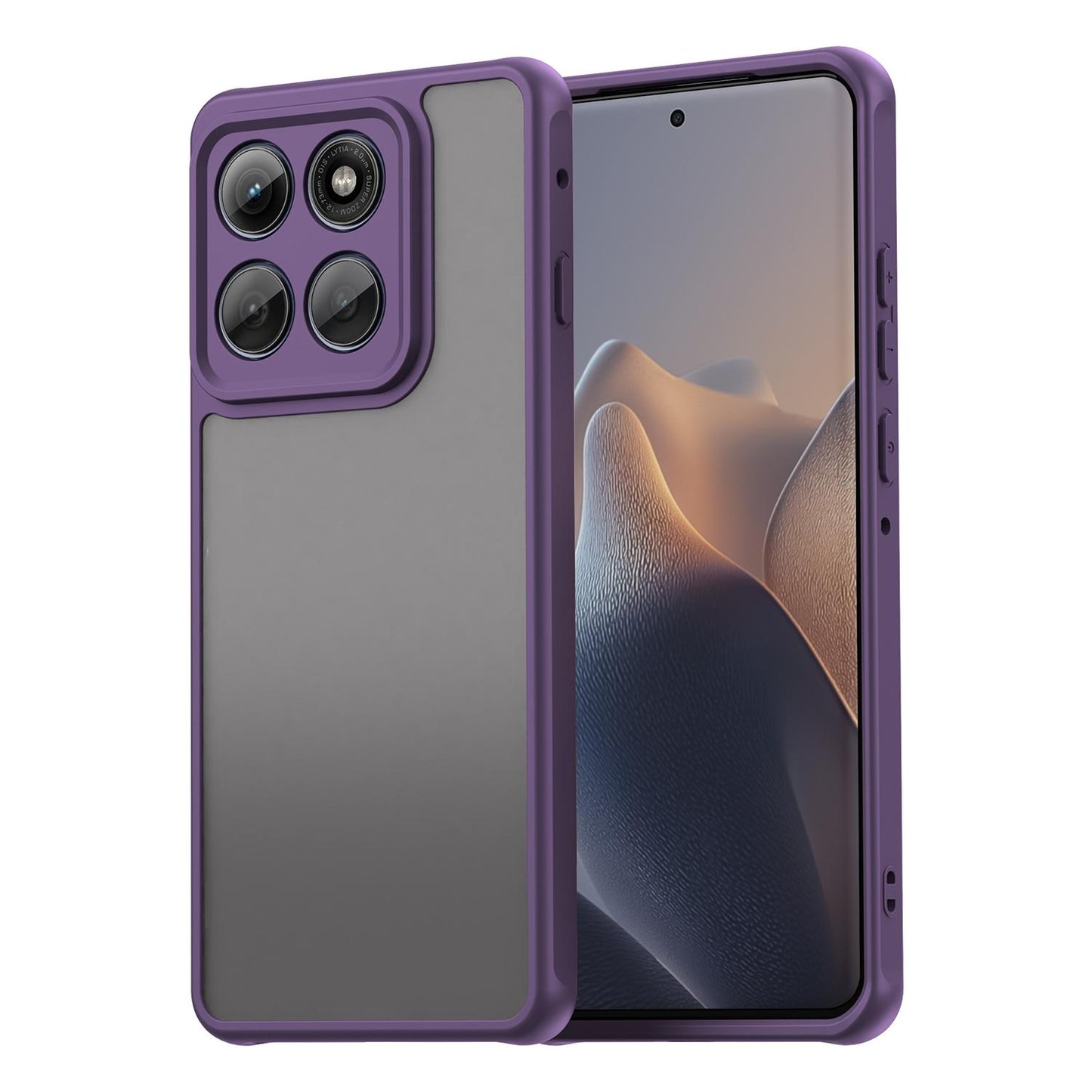 Motorola Edge 60 Pro TPU Hybrid PC Frosted Phone Case with Durable Scratch, Dirt & Wear Protection, Precise Cutouts, Lightweight Easy-Fit Slim Cover