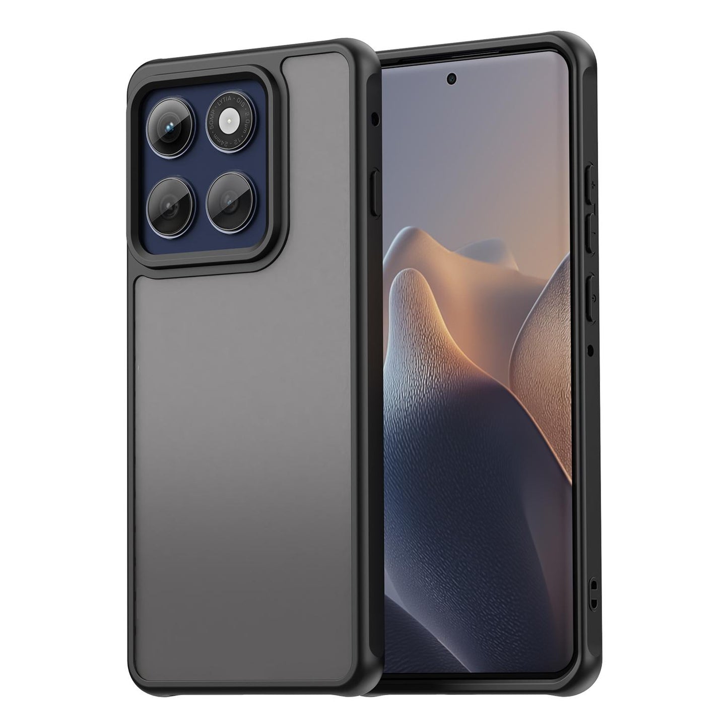Motorola Edge 60s Pro 5G TPU Hybrid PC Frosted Phone Case with Durable Scratch, Dirt & Wear Protection, Precise Cutouts, Lightweight Easy-Fit Slim Cover