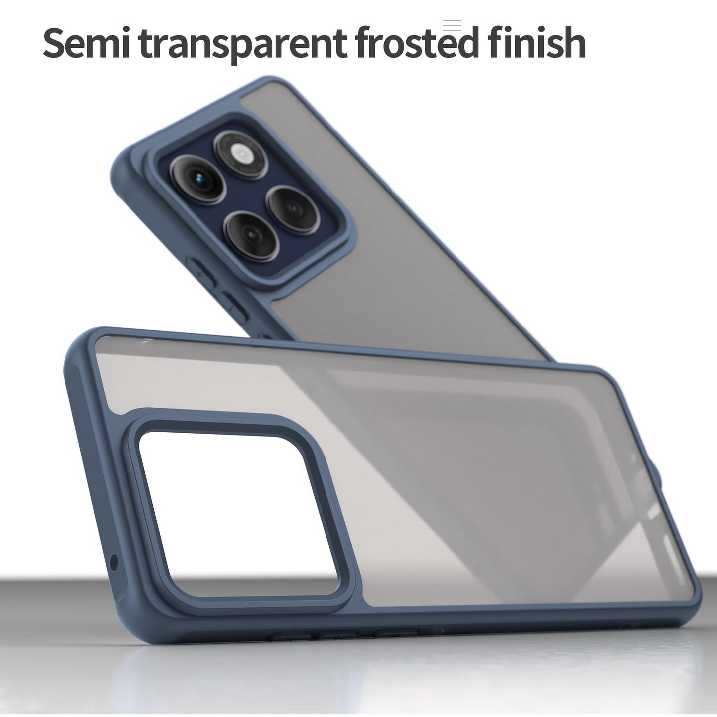 Motorola Edge 60s Pro 5G TPU Hybrid PC Frosted Phone Case with Durable Scratch, Dirt & Wear Protection, Precise Cutouts, Lightweight Easy-Fit Slim Cover