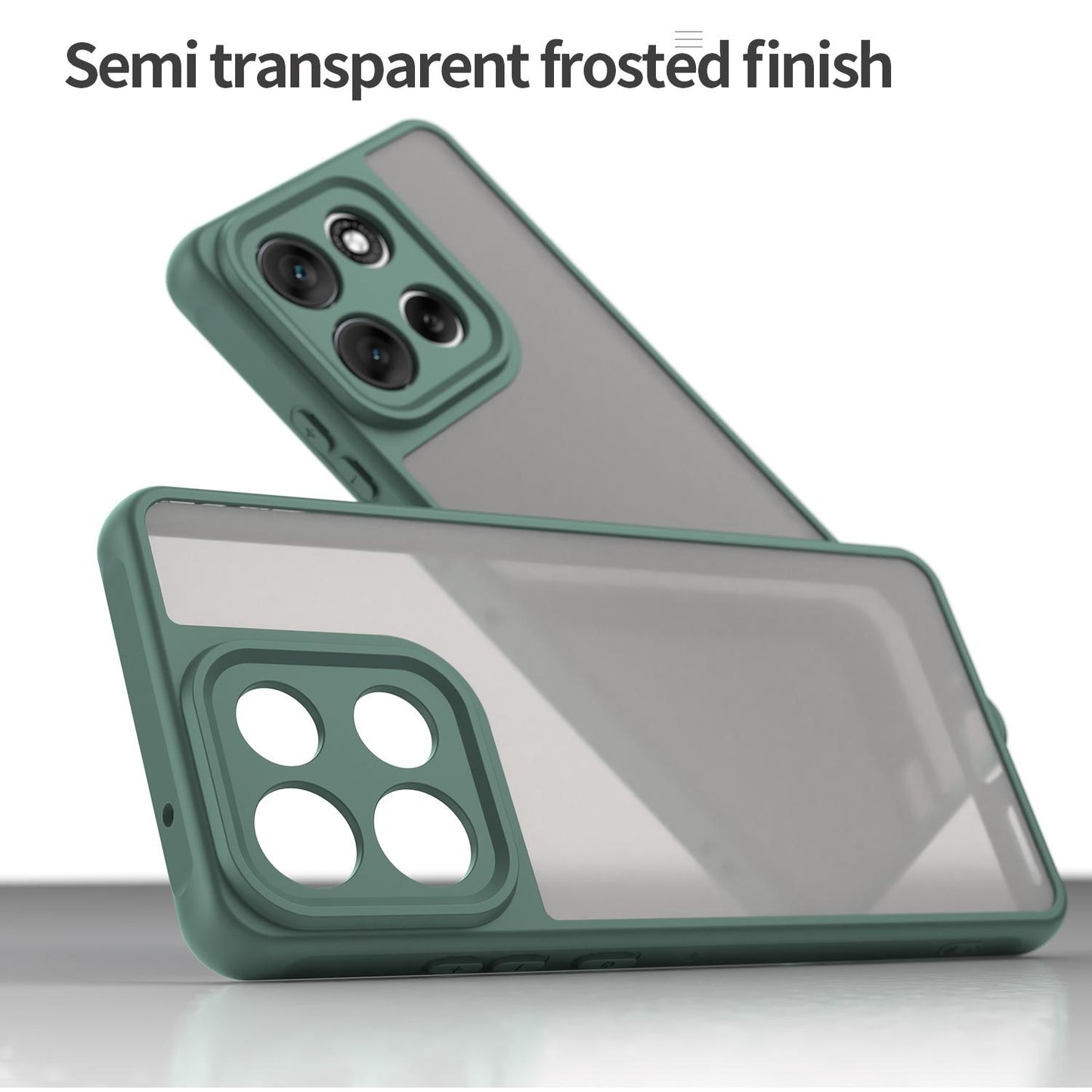 Motorola Moto G86 5G TPU Hybrid PC Frosted Phone Case with Durable Scratch, Dirt & Wear Protection, Precise Cutouts, Lightweight Easy-Fit Slim Cover