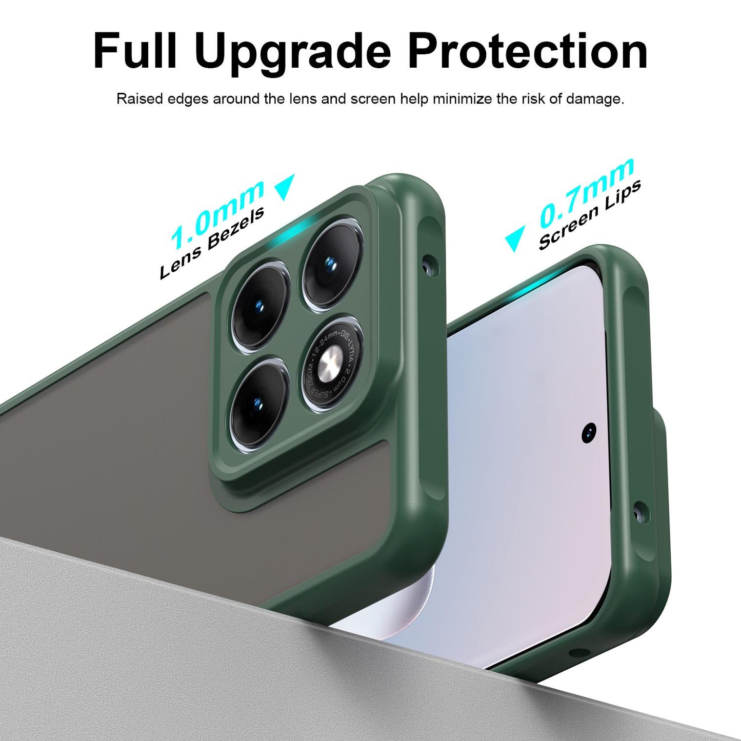 Motorola Edge 70 Fusion 5G TPU Hybrid PC Frosted Phone Case with Durable Scratch, Dirt & Wear Protection, Precise Cutouts, Lightweight Easy-Fit Slim Cover