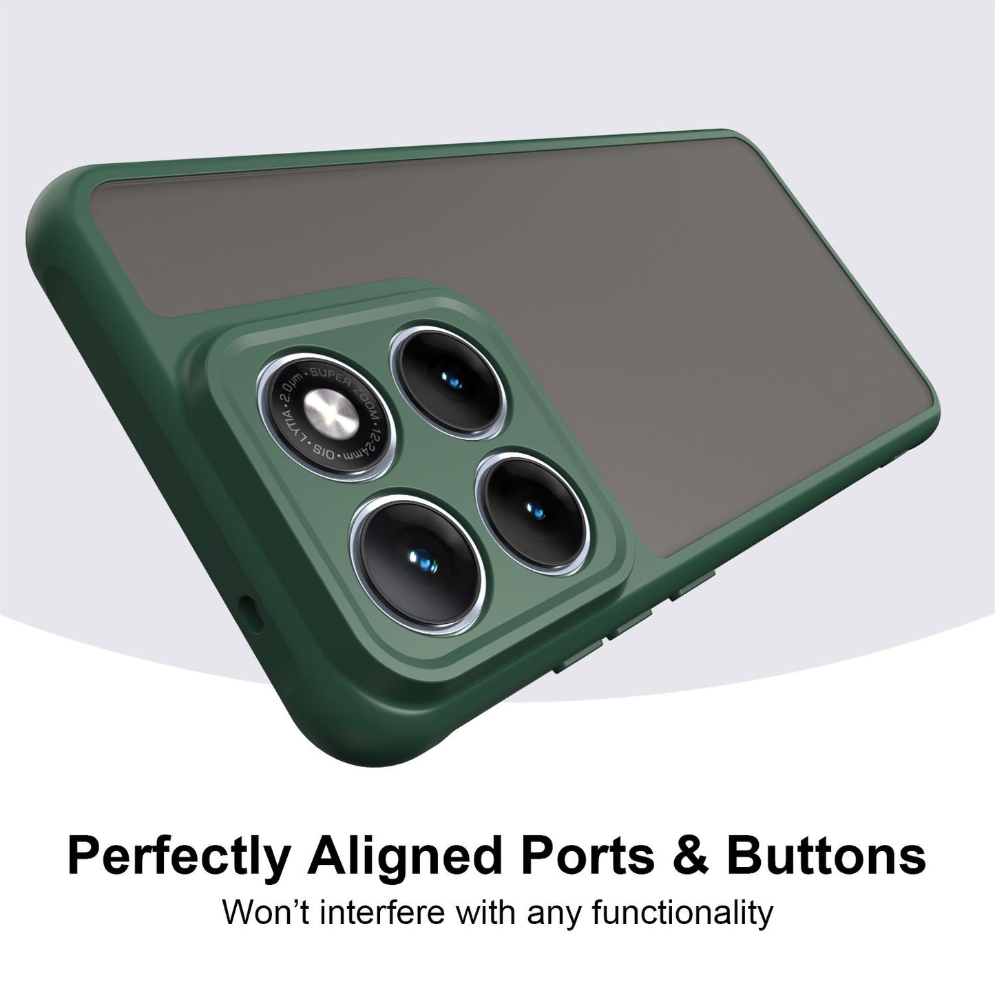 Motorola Edge 70 Fusion 5G TPU Hybrid PC Frosted Phone Case with Durable Scratch, Dirt & Wear Protection, Precise Cutouts, Lightweight Easy-Fit Slim Cover