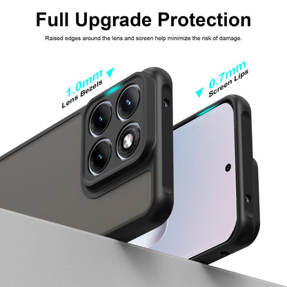Motorola Edge 70 Fusion+ 5G TPU Hybrid PC Frosted Phone Case with Durable Scratch, Dirt & Wear Protection, Precise Cutouts, Lightweight Easy-Fit Slim Cover