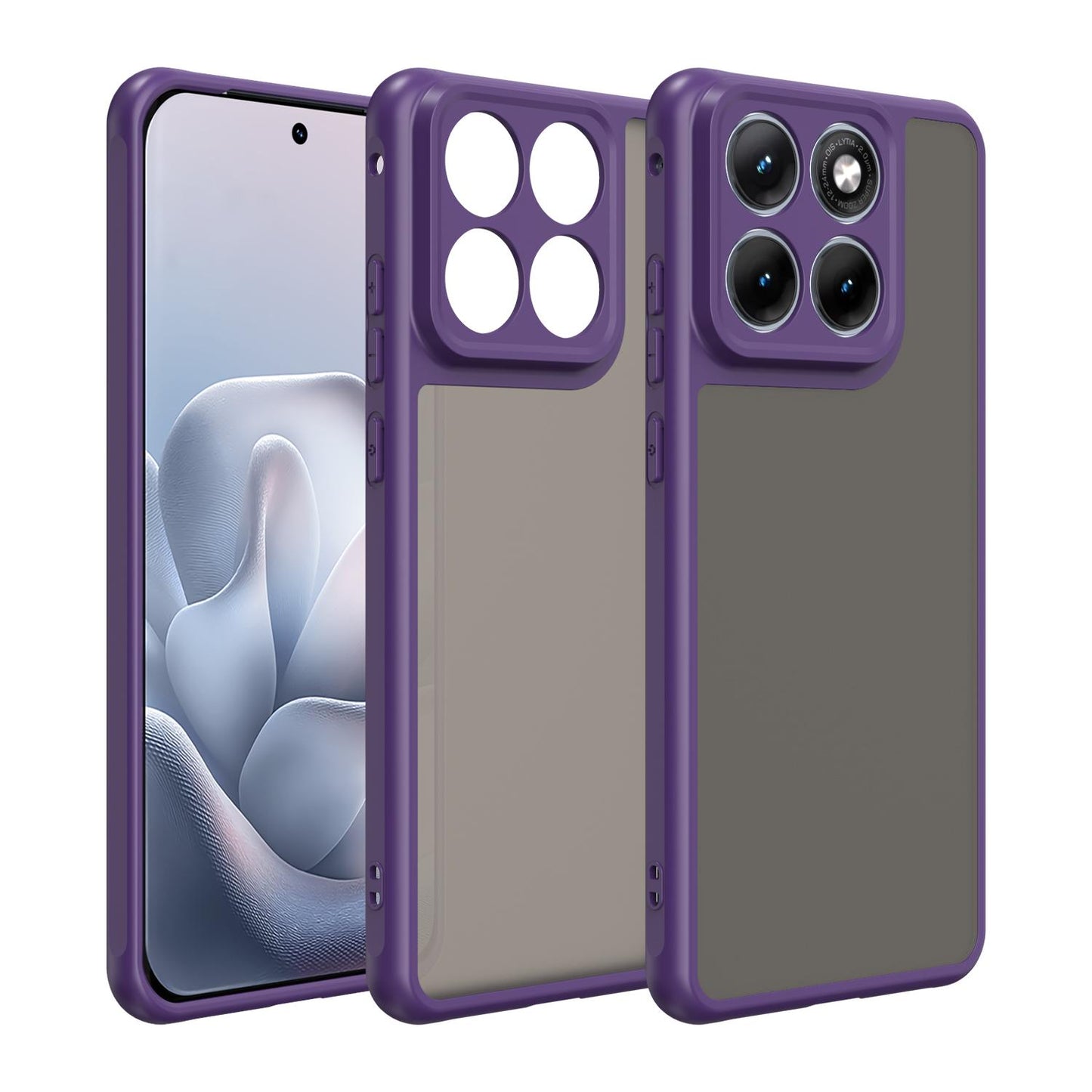 Motorola Edge 70 Fusion+ 5G TPU Hybrid PC Frosted Phone Case with Durable Scratch, Dirt & Wear Protection, Precise Cutouts, Lightweight Easy-Fit Slim Cover