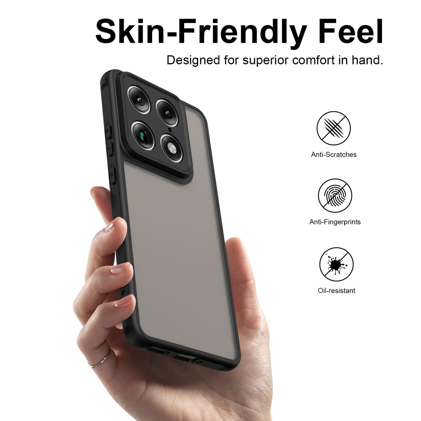 Motorola Signature 5G TPU Hybrid PC Frosted Phone Case with Durable Scratch, Dirt & Wear Protection, Precise Cutouts, Lightweight Easy-Fit Slim Cover