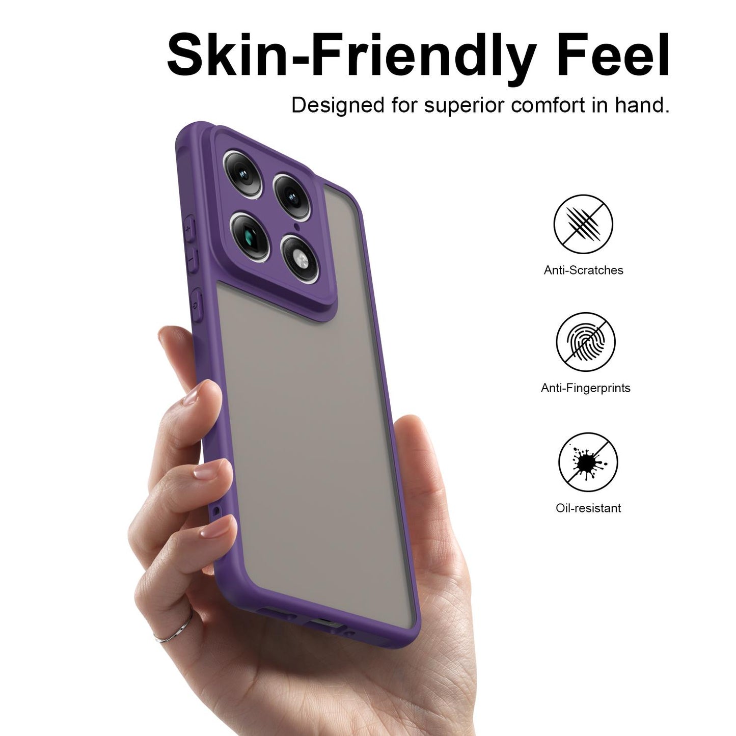Motorola Signature 5G TPU Hybrid PC Frosted Phone Case with Durable Scratch, Dirt & Wear Protection, Precise Cutouts, Lightweight Easy-Fit Slim Cover