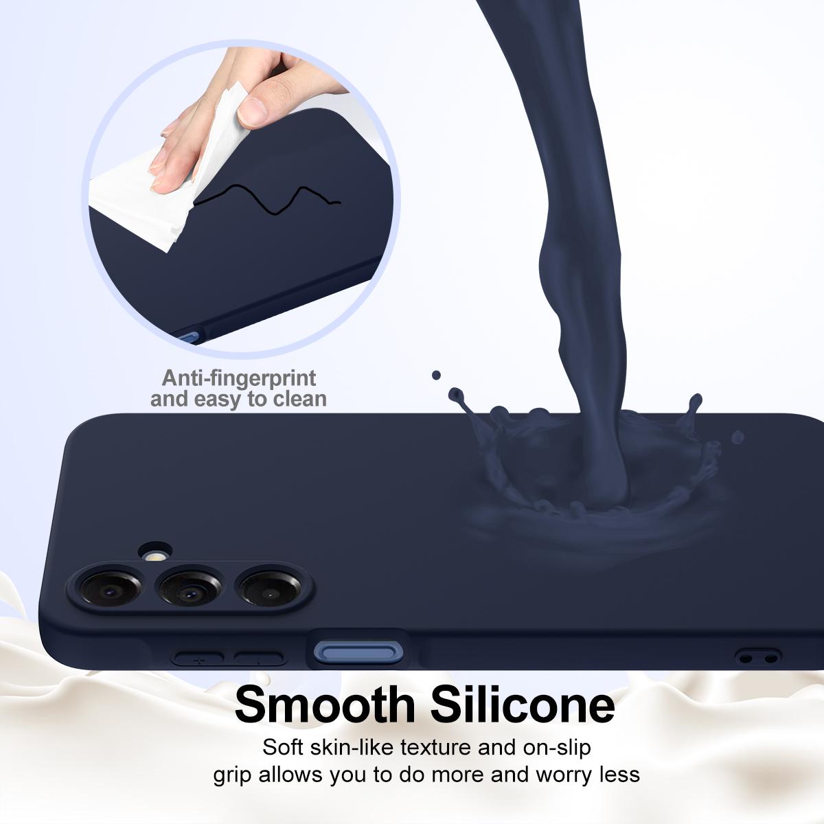 Samsung Galaxy A25 5G Shockproof Silicone MagSafe Phone Case with Microfibre Lining Magnetic Cover