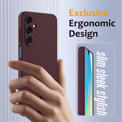 Samsung Galaxy A35 5G Shockproof Silicone MagSafe Phone Case with Microfibre Lining Magnetic Cover