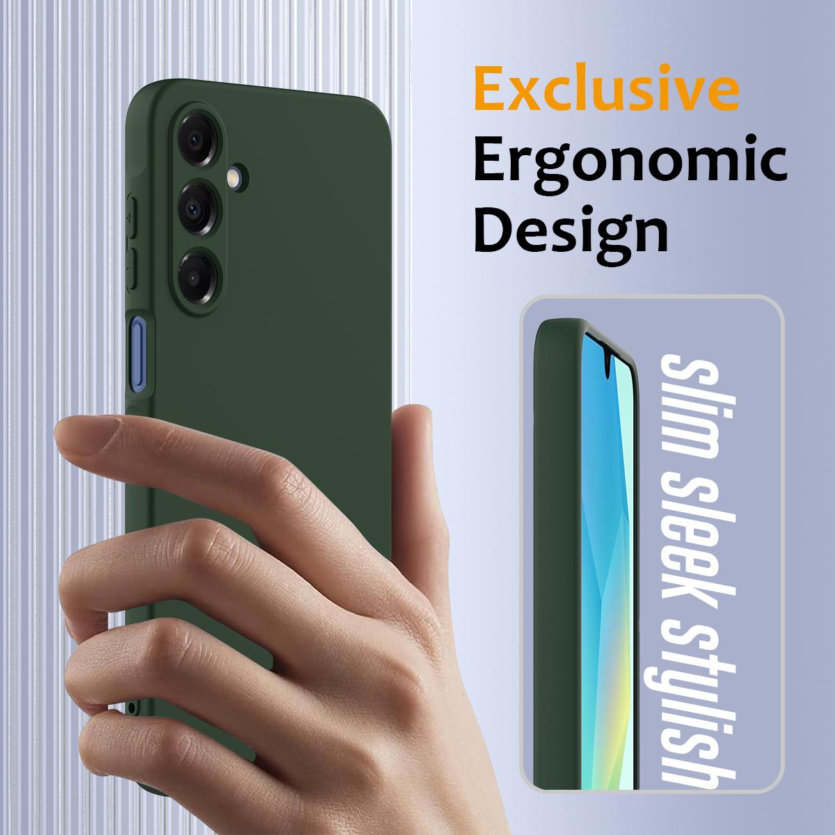 Samsung Galaxy A35 5G Shockproof Silicone MagSafe Phone Case with Microfibre Lining Magnetic Cover
