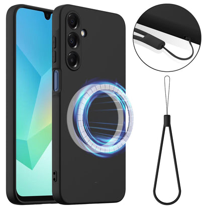 Samsung Galaxy A55 5G Shockproof Silicone MagSafe Phone Case with Microfibre Lining Magnetic Cover