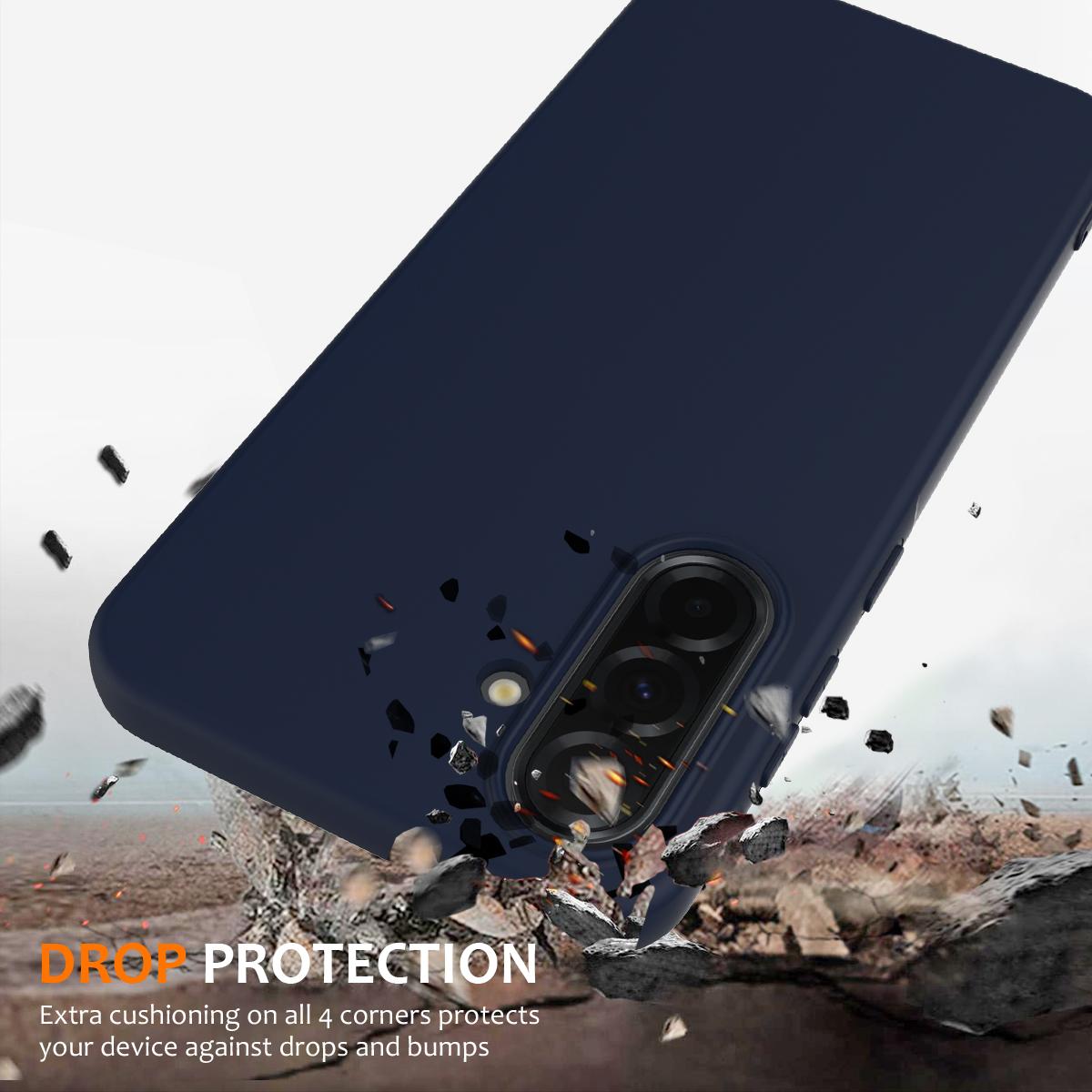 Samsung Galaxy A56 5G Shockproof Silicone MagSafe Phone Case with Microfibre Lining Magnetic Cover
