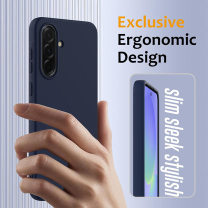 Samsung Galaxy A56 5G Shockproof Silicone MagSafe Phone Case with Microfibre Lining Magnetic Cover