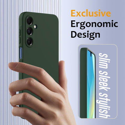 Samsung Galaxy A17 Shockproof Silicone MagSafe Phone Case with Microfibre Lining Magnetic Cover