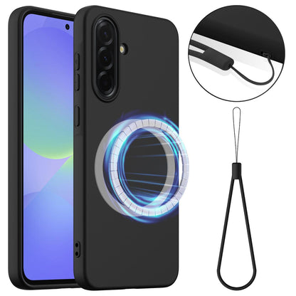 Samsung Galaxy A37 5G Shockproof Silicone MagSafe Phone Case with Microfibre Lining Magnetic Cover