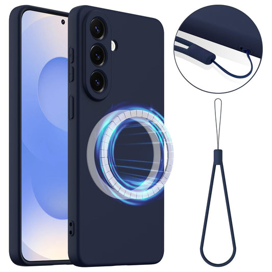 Samsung Galaxy A57 5G Shockproof Silicone MagSafe Phone Case with Microfibre Lining Magnetic Cover