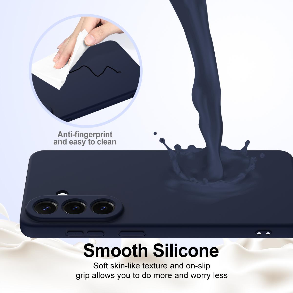 Samsung Galaxy A57 5G Shockproof Silicone MagSafe Phone Case with Microfibre Lining Magnetic Cover