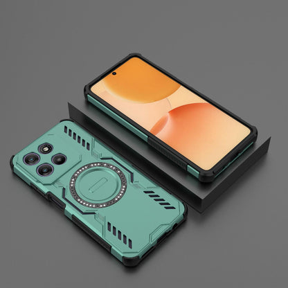 Motorola Moto G67 Power 5G India Butterfly Armor MagSafe Magnetic Ring Shockproof Protective Phone Case with Stand