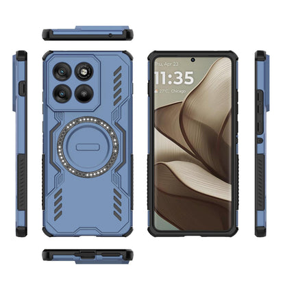 Motorola Edge 70 5G Butterfly Armor MagSafe Magnetic Ring Shockproof Protective Phone Case with Stand