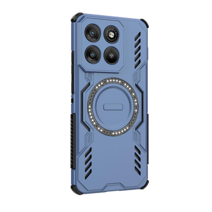 Motorola Edge 70 5G Butterfly Armor MagSafe Magnetic Ring Shockproof Protective Phone Case with Stand
