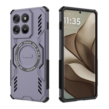 Motorola Edge 70 5G Butterfly Armor MagSafe Magnetic Ring Shockproof Protective Phone Case with Stand
