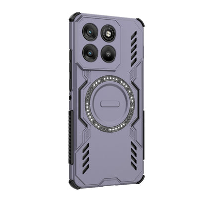 Motorola Edge 70 5G Butterfly Armor MagSafe Magnetic Ring Shockproof Protective Phone Case with Stand