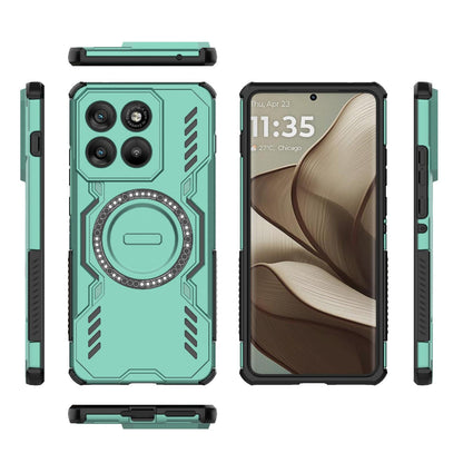 Motorola Edge 70 5G Butterfly Armor MagSafe Magnetic Ring Shockproof Protective Phone Case with Stand