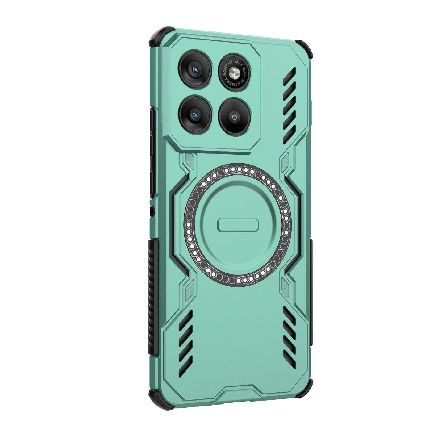 Motorola Edge 70 5G Butterfly Armor MagSafe Magnetic Ring Shockproof Protective Phone Case with Stand