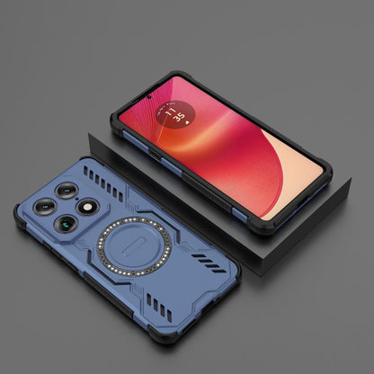 Motorola Signature 5G Butterfly Armor MagSafe Magnetic Ring Shockproof Protective Phone Case with Stand
