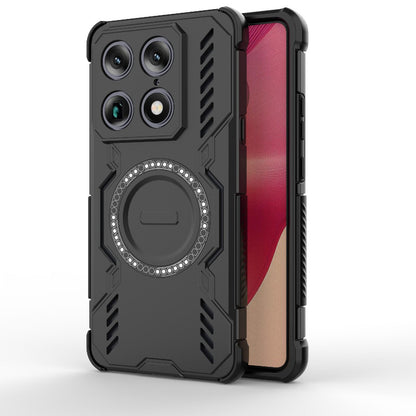 Motorola Signature 5G Butterfly Armor MagSafe Magnetic Ring Shockproof Protective Phone Case with Stand