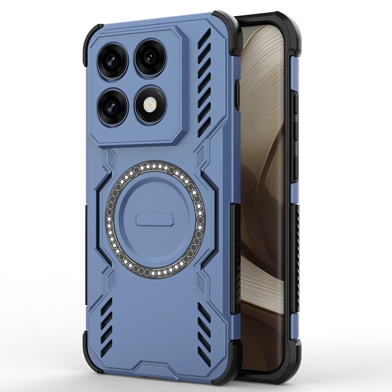 Motorola Edge 70 Pro 5G Butterfly Armor MagSafe Magnetic Ring Shockproof Protective Phone Case with Stand