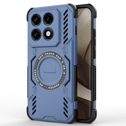 Motorola Edge 70 Pro 5G Butterfly Armor MagSafe Magnetic Ring Shockproof Protective Phone Case with Stand