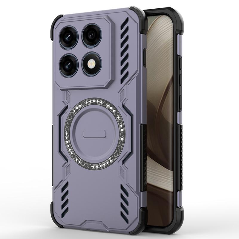 Motorola Edge 70 Pro 5G Butterfly Armor MagSafe Magnetic Ring Shockproof Protective Phone Case with Stand