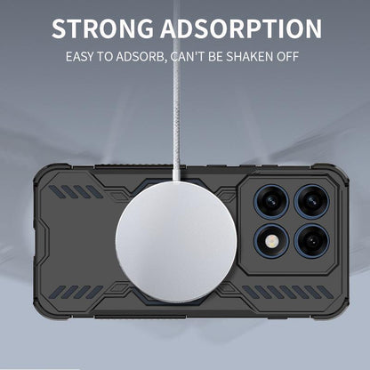 Motorola Edge 70 Pro 5G Butterfly Armor MagSafe Magnetic Ring Shockproof Protective Phone Case with Stand