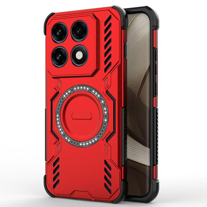 Motorola Edge 70 Pro 5G Butterfly Armor MagSafe Magnetic Ring Shockproof Protective Phone Case with Stand