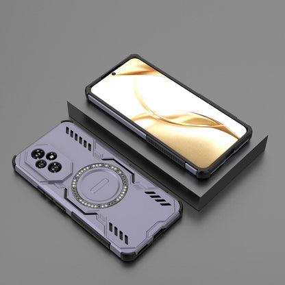 Honor 200 5G Butterfly Armor MagSafe Magnetic Ring Shockproof Protective Phone Case with Stand