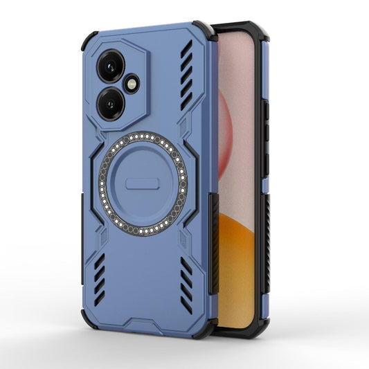 Honor 400 5G 156.5mm Butterfly Armor MagSafe Magnetic Ring Shockproof Protective Phone Case with Stand