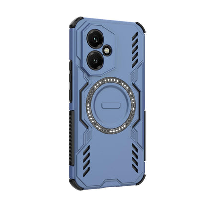Honor 400 5G 156.5mm Butterfly Armor MagSafe Magnetic Ring Shockproof Protective Phone Case with Stand