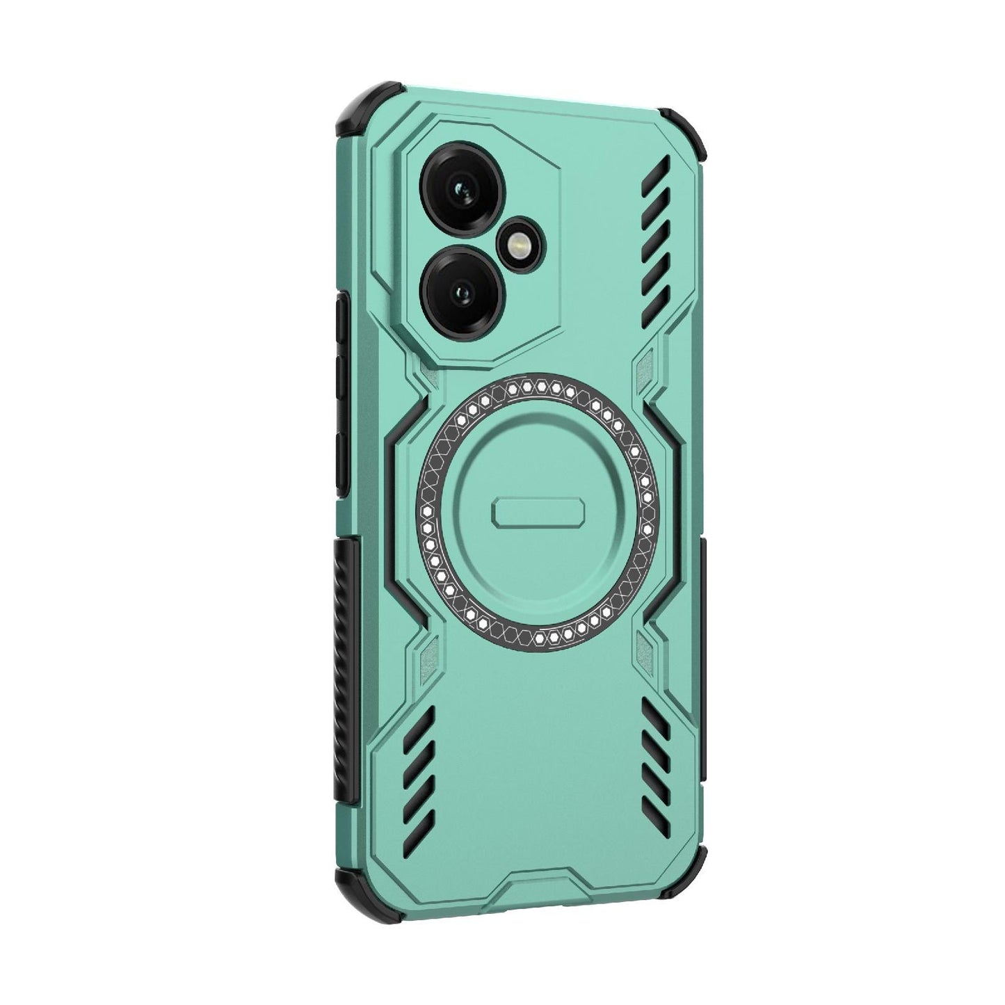 Honor 400 5G 156.5mm Butterfly Armor MagSafe Magnetic Ring Shockproof Protective Phone Case with Stand
