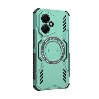 Honor 400 5G 156.5mm Butterfly Armor MagSafe Magnetic Ring Shockproof Protective Phone Case with Stand