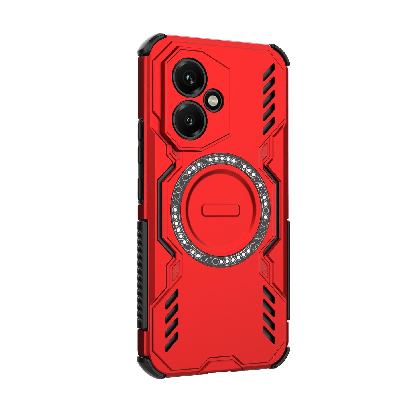Honor 400 5G 156.5mm Butterfly Armor MagSafe Magnetic Ring Shockproof Protective Phone Case with Stand