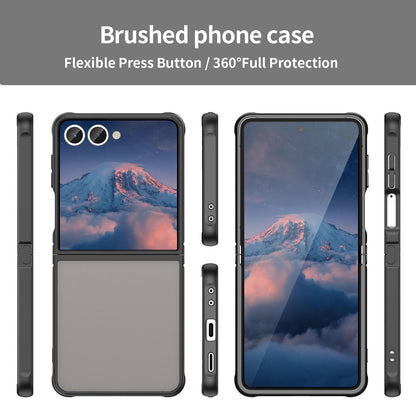 Samsung Galaxy Z Flip7 5G TPU Hybrid PC Frosted Phone Case with Durable Scratch, Dirt & Wear Protection, Precise Cutouts, Lightweight Easy-Fit Slim Cover