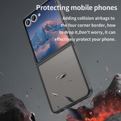 Samsung Galaxy Z Flip7 5G TPU Hybrid PC Frosted Phone Case with Durable Scratch, Dirt & Wear Protection, Precise Cutouts, Lightweight Easy-Fit Slim Cover