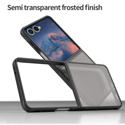 Samsung Galaxy Z Flip7 5G TPU Hybrid PC Frosted Phone Case with Durable Scratch, Dirt & Wear Protection, Precise Cutouts, Lightweight Easy-Fit Slim Cover