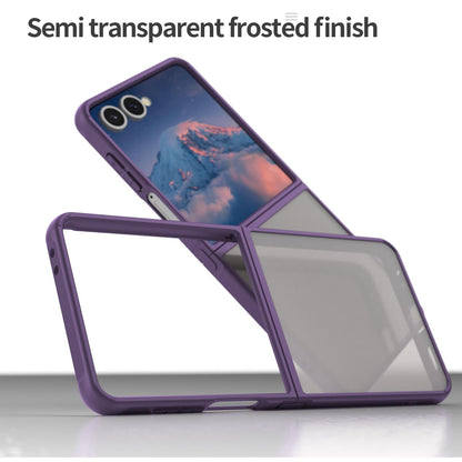 Samsung Galaxy Z Flip7 5G TPU Hybrid PC Frosted Phone Case with Durable Scratch, Dirt & Wear Protection, Precise Cutouts, Lightweight Easy-Fit Slim Cover