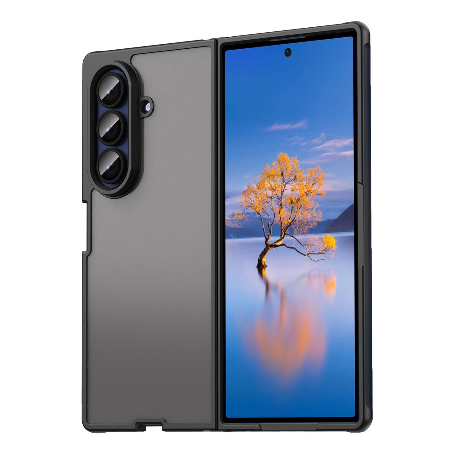 Samsung Galaxy Z Fold7 5G TPU Hybrid PC Frosted Phone Case with Durable Scratch, Dirt & Wear Protection, Precise Cutouts, Lightweight Easy-Fit Slim Cover